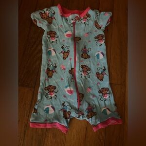 The Children's Place Blue and Pink Baby pajama Romper
